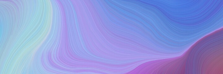 colorful and elegant vibrant background graphic with curvy background design with light pastel purple, light blue and royal blue color