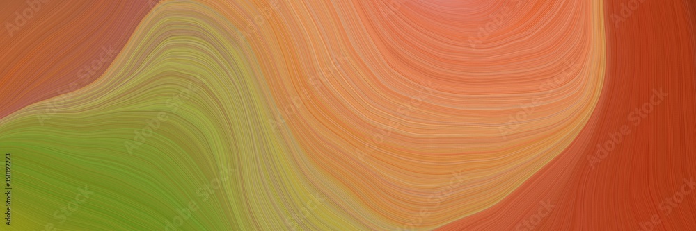 Poster colorful and elegant vibrant abstract artistic waves graphic with abstract waves design with peru, f