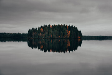 reflections in the lake