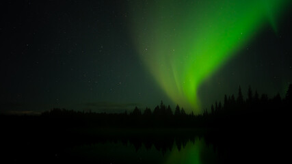 Nothern lights in the nothern part of Sweden