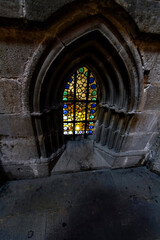 window in the church