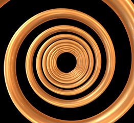 spiral background. 3d illustration