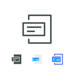 Contact form, note, Clipboard, questionare Paper, Document Online survey illustration isolated for graphic and web design. Forms icon. Vector illustration. Design on white background. EPS10