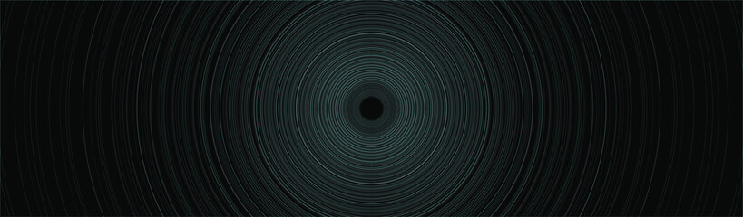 abstract blue circles background with lines as banner, wallpaper, pattern or banner