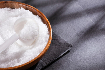 Magnesium chloride chemical component that comes mainly from sea water