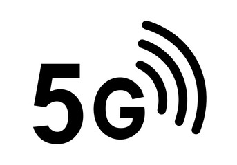 internet 5G ikona - obrazy, fototapety, plakaty