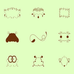 Set of  vector elements 
