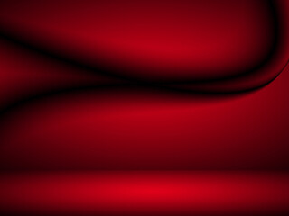 Black and red background. Abstract red background, can be used for valentines or Christmas design layout, studio, web template, room and report with smooth gradient color.