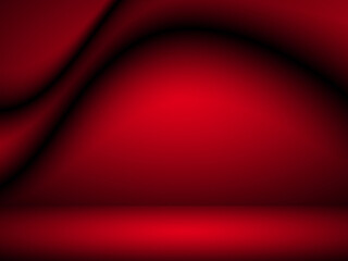 Black and red background. Abstract red background, can be used for valentines or Christmas design layout, studio, web template, room and report with smooth gradient color.