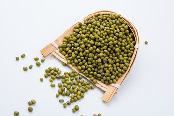 Shoot mung beans up close