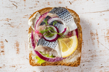 オープンサンドウィッチ　Scandinavian style open sandwich