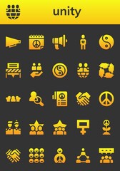 unity icon set