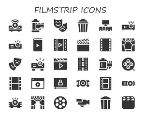filmstrip icon set