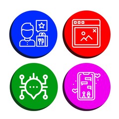 Set of comment icons
