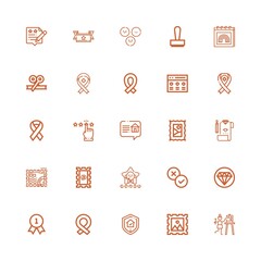 Editable 25 satisfaction icons for web and mobile