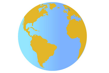 Naklejka premium world