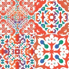 Ornamental talavera mexico tiles decor.