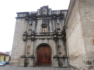Fototapeta na wymiar Iglesia y Convento de Las Capuchinas - ANTIGUA GUATEMALA - GUATEMALA