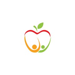 Apple illustration logo