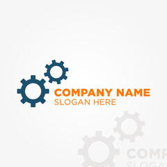 Simple and Modern Gear Logo Design for your business