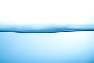 Clear water waves. Water wave isolated on white background