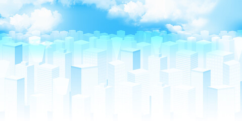 ビル　建物　空　背景