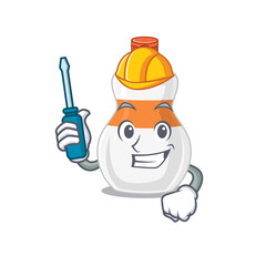 caricature design style of body lotion worked as an automotive