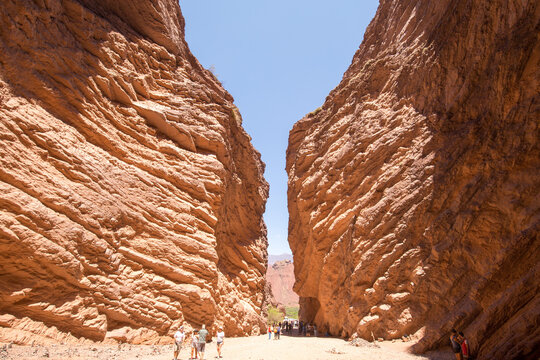 Rock formation El Anfiteatro, Argentina. Salta 