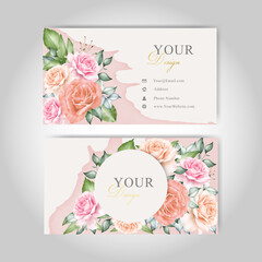 Watercolor Floral business cards
