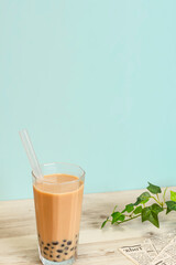 Tapioca drink. Brown.　タピオカドリンク ブラウン