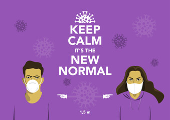 Keep Calm It is the New Normal