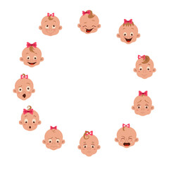 Baby facial expression