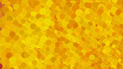 yellow orange geometric circle spot dot pattern abstract background