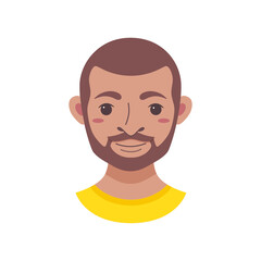 American African men facial expression