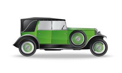 retro car,  vintage car vector illuctration