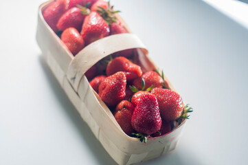 Strawberries in the basket