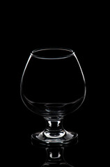 empty wine glass
