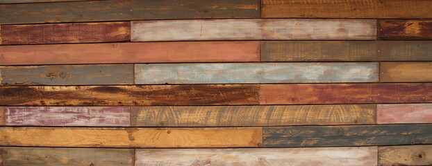 old colored Boards as a background