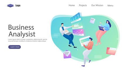 Business Strategy Vector Illustration Concept , Suitable for web landing page, ui, mobile app, editorial design, flyer, banner, and other related occasion