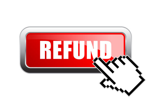 Request A Refund Vector Web Button