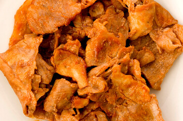 豚ロース肉のトマトケチャップ炒め