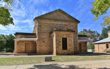 The historic courthouse (built 1859) in Beechworth, Victoria, Australia.