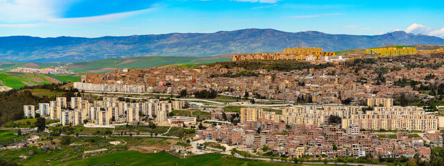 Fototapeta na wymiar Panorama of Constantine, the capital of Constantina Province, north-eastern Algeria