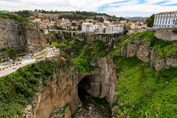 Architecture of Constantine, the capital of Constantina Province, north-eastern Algeria