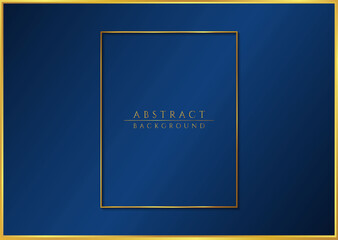 Abstact background square gold metallic frame design with space for text