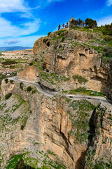 Nature of Constantine, the capital of Constantina Province, north-eastern Algeria