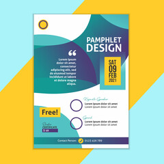 flyer pamphlet template design business