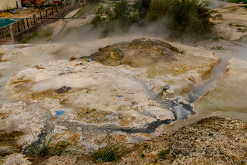 Nature and the thermal springs in Guelma, Algeria.