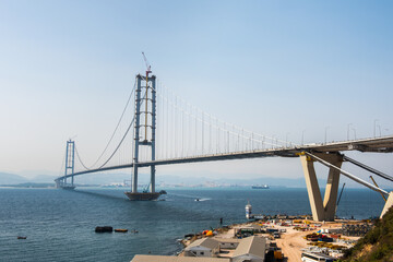 Osmangazi Bridge (Izmit Bay Bridge). IZMIT, KOCAELI, TURKEY.