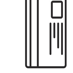 mobile phone on white background